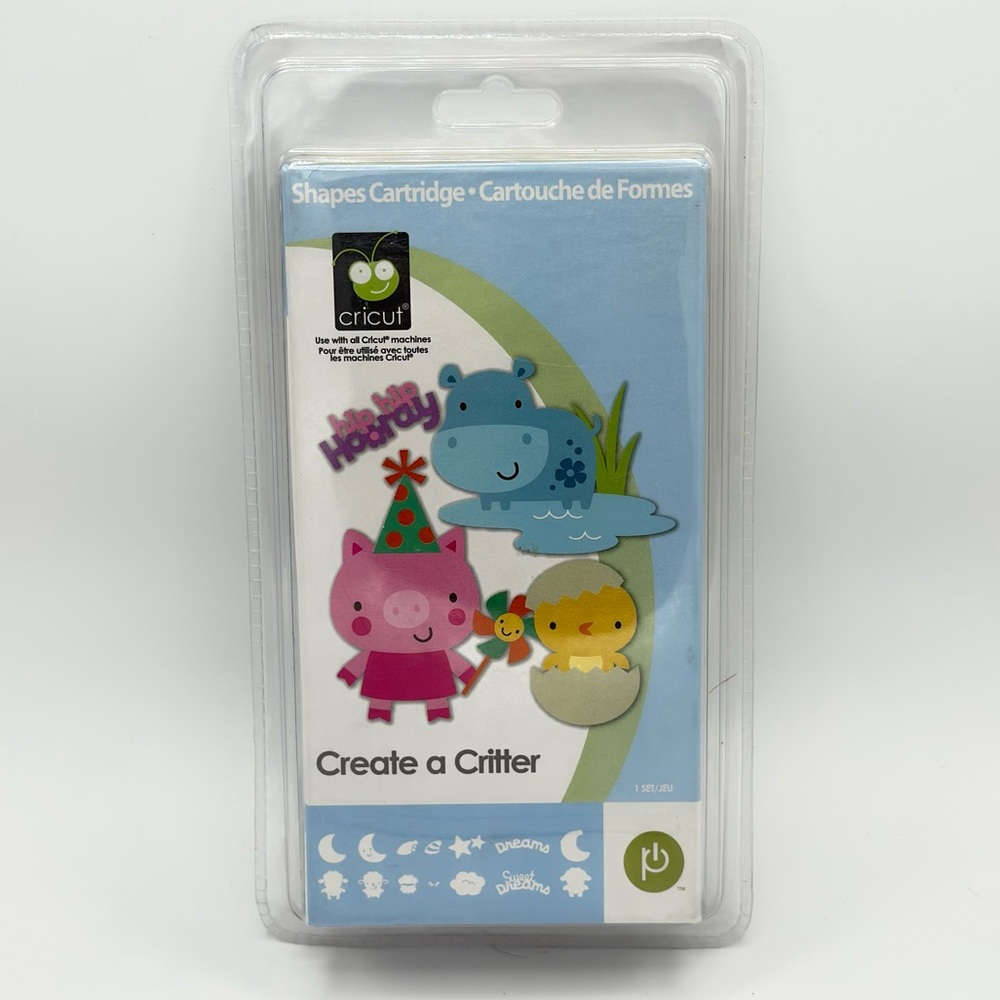 NEW Cricut Cartridge CREATE A CRITTER
